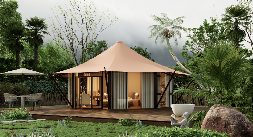 九江县异形篷房定制：专属设计赋能，打造城市户外专属名片